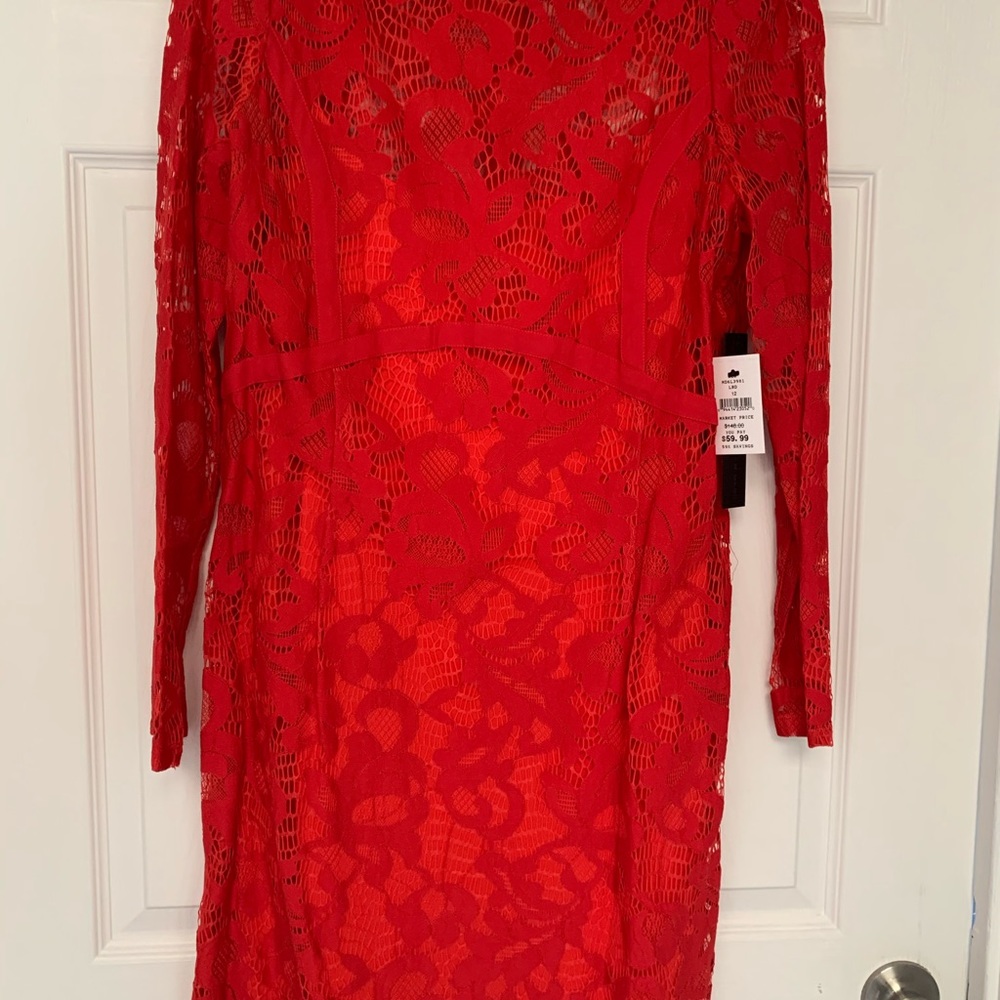 Red lace Dress